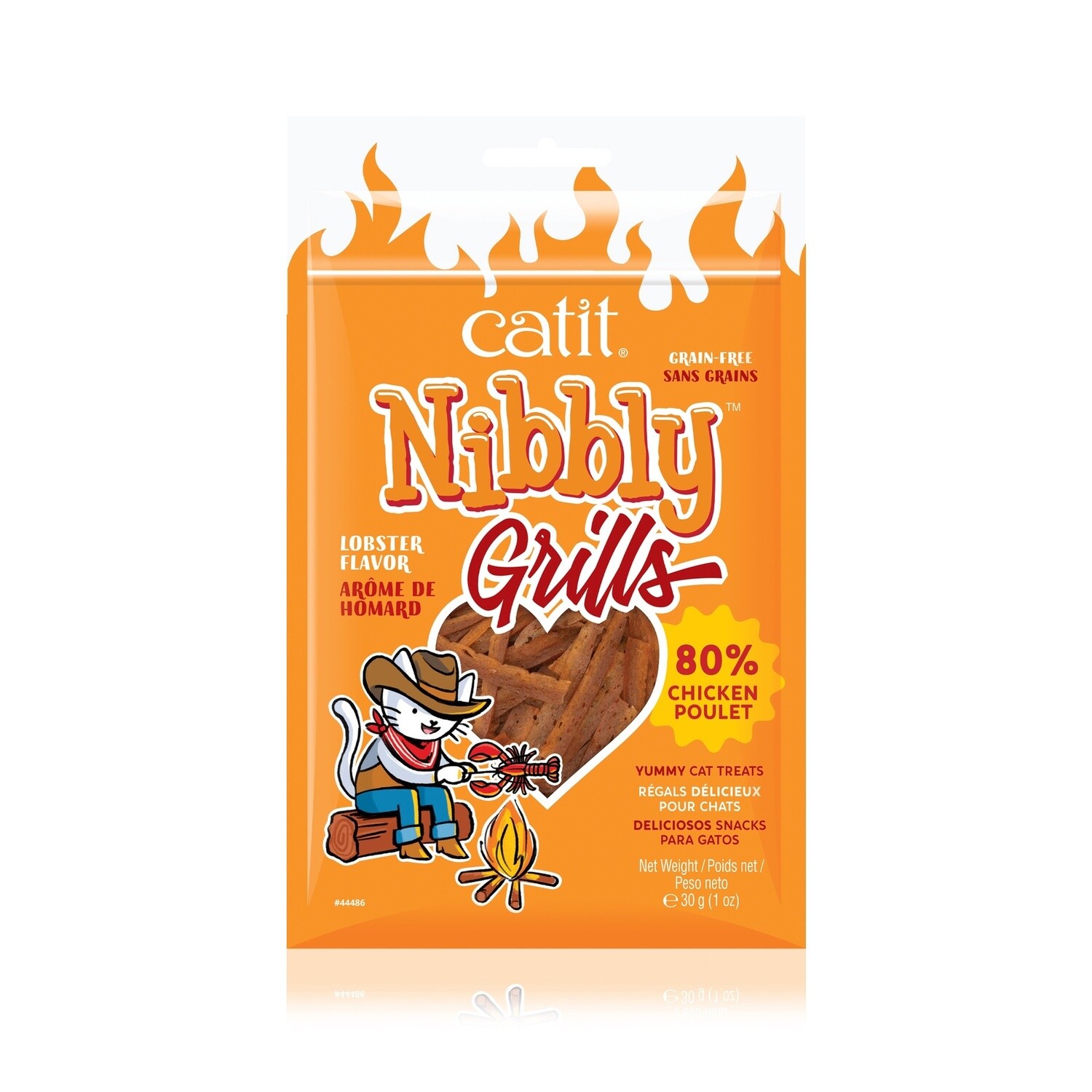 Catit Nibbly Grills Chicken and Lobster Flavour - 30 g (1 oz)
