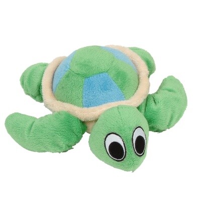 Dogit inPuppy Luvzin Plush Dog Toy with Squeaker, Green Turtle