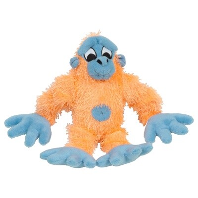 Dogit inPuppy Luvzin Plush Dog Toy with Squeaker, Orange Gorilla