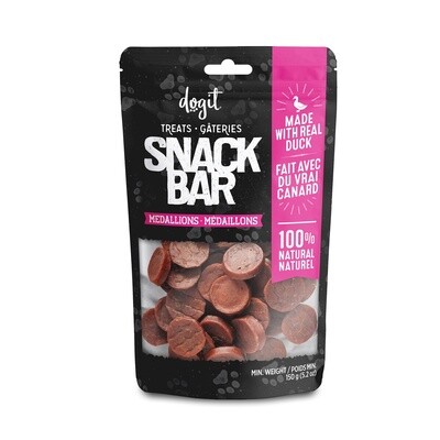 Dogit Snack Bar Treats - Duck Medallions - 150 g (5.2 oz)