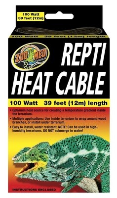 ZooMed - Repti Heat Cable - 100w/39ft (12m)