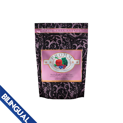 Fromm Four Star Nutritionals Beef Liváttini Veg Recipe Dry Cat Food 4 lb