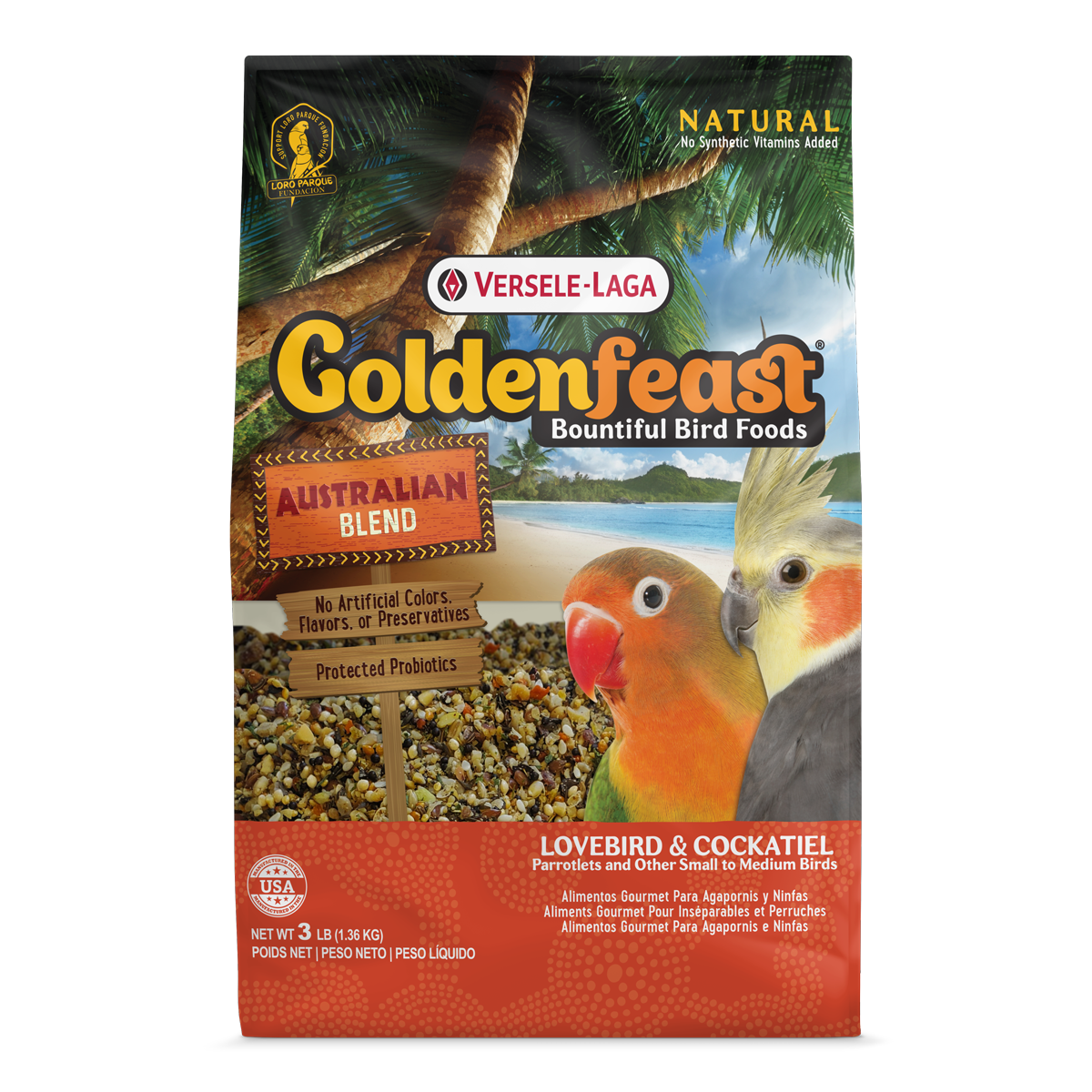 Versele-Laga - Goldenfeast - Australian Blend - 3lb (1.36Kg)