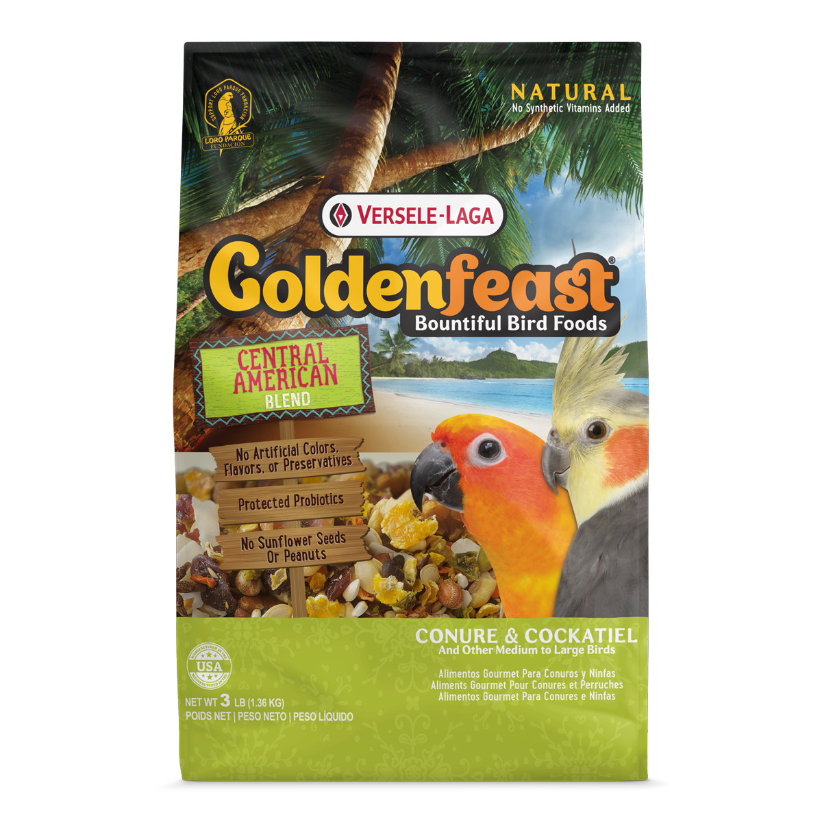 Versele-Laga - Goldenfeast - Central American Blend - 3lb (1.36Kg)