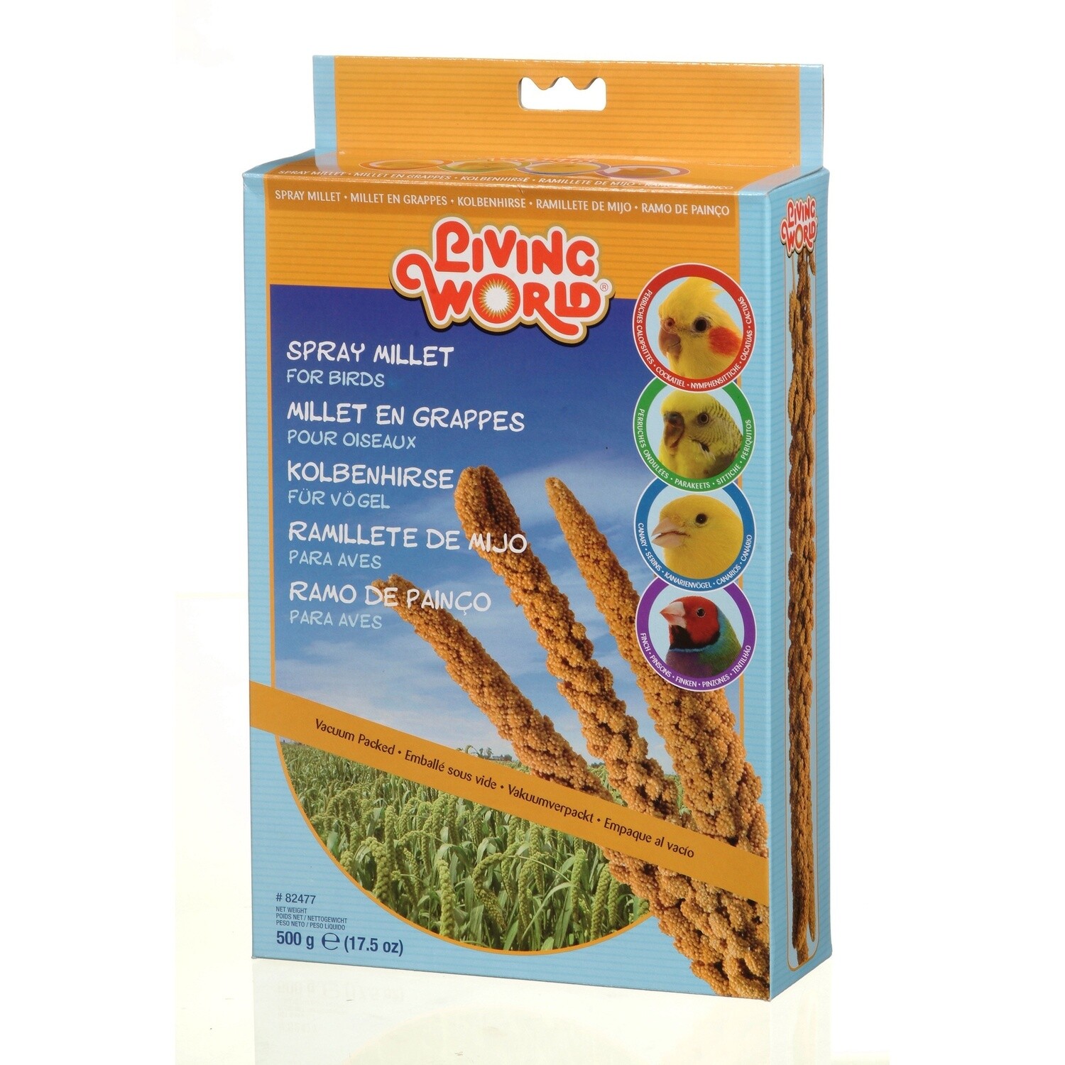 Living World Spray Millet for Birds - 500 g (17.5 oz)