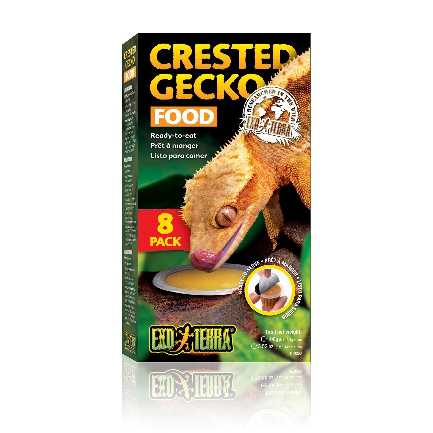 Exo Terra Crested Gecko Food Cups - 8 pack