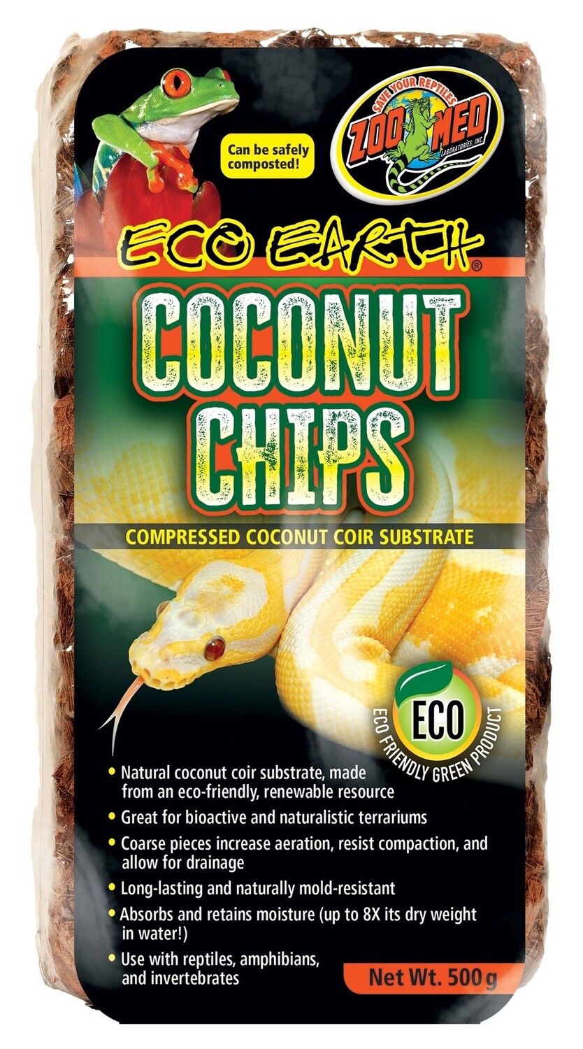 ZooMed Eco Earth Coconut Chips (1 Brick)