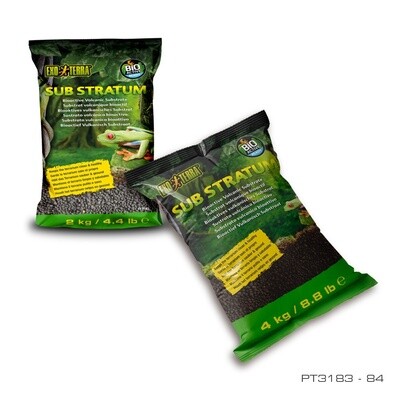 Exo Terra Sub Stratum - Bioactive Volcanic Substrate - 2 kg (4.4 lb)