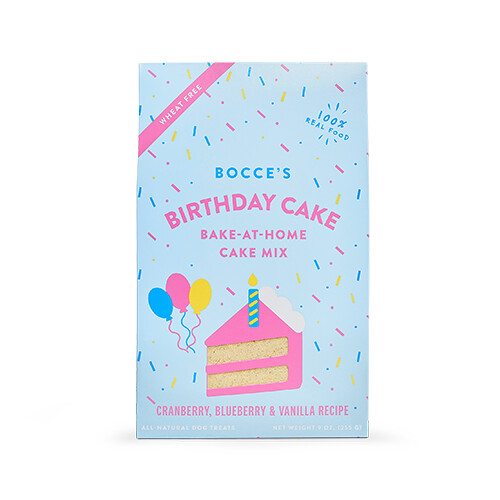 Bocce&#39;s Bakery Birthday Cake Bake-At-Home Cake Mix for Dogs 5oz