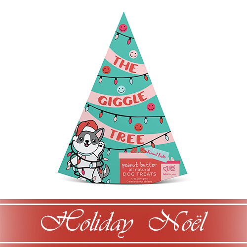Spunky Pup HOLIDAY The Giggle Tree Dog Treats 6oz