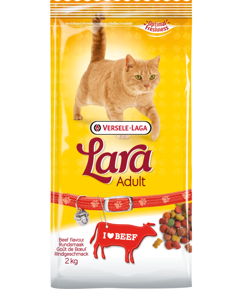 Versele-Laga - Lara - Adult - Beef - 2kg - Cat Food