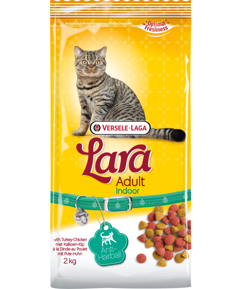Versele-Laga - Lara - Adult - Anti-Hairball - 2kg - Cat Food