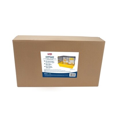 Living World Dwarf Hamster Cage - Cottage - 42.5 cm L x 31 cm W x 28 cm H (16.7 x 12.2 x 11 in)