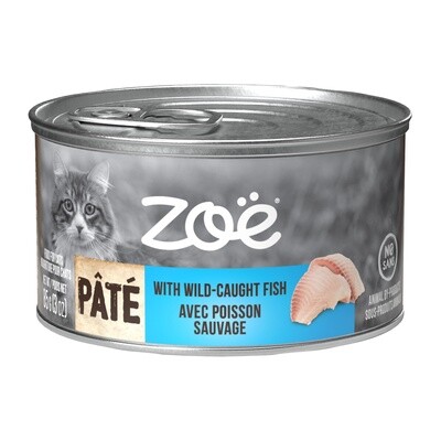 Zoë Pâté with Wild-Caught Fish for Cats - 85 g (3 oz)