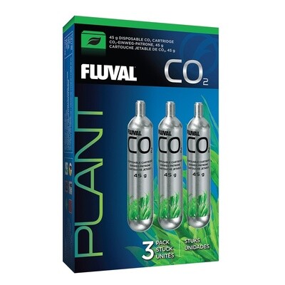 Fluval - 45 g CO2 Disposable Cartridges - 3 pack