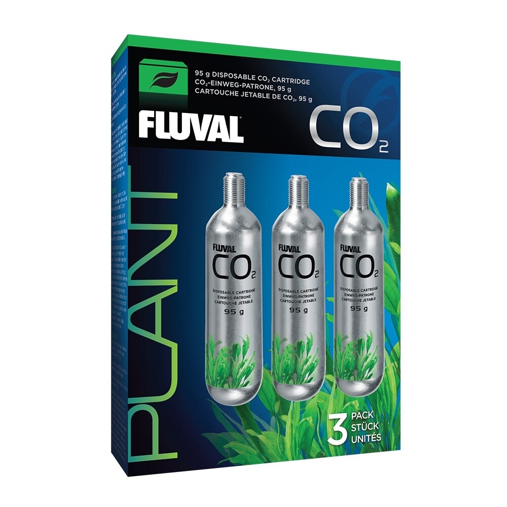 Fluval - 95 g CO2 Disposable CO2 Cartridges - 3 pack