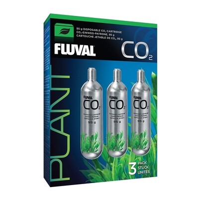 Fluval - 95 g CO2 Disposable CO2 Cartridges - 3 pack