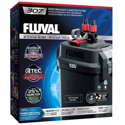 Fluval 307 Performance Canister Filter, up to 330 L (70 US gal)