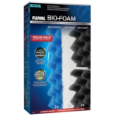 Fluval 407 Bio-Foam Value Pack