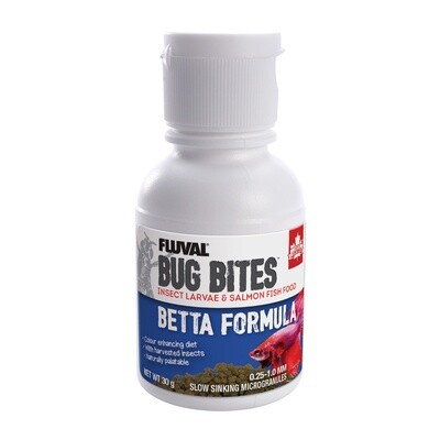Fluval Bug Bites Betta Formula – 0.5 – 1.5 mm granules – 30 g (1.0 oz)