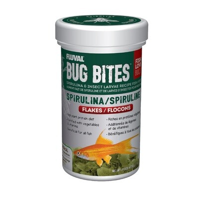 Fluval Bug Bites Spirulina Flakes - 45 g (1.58 oz)