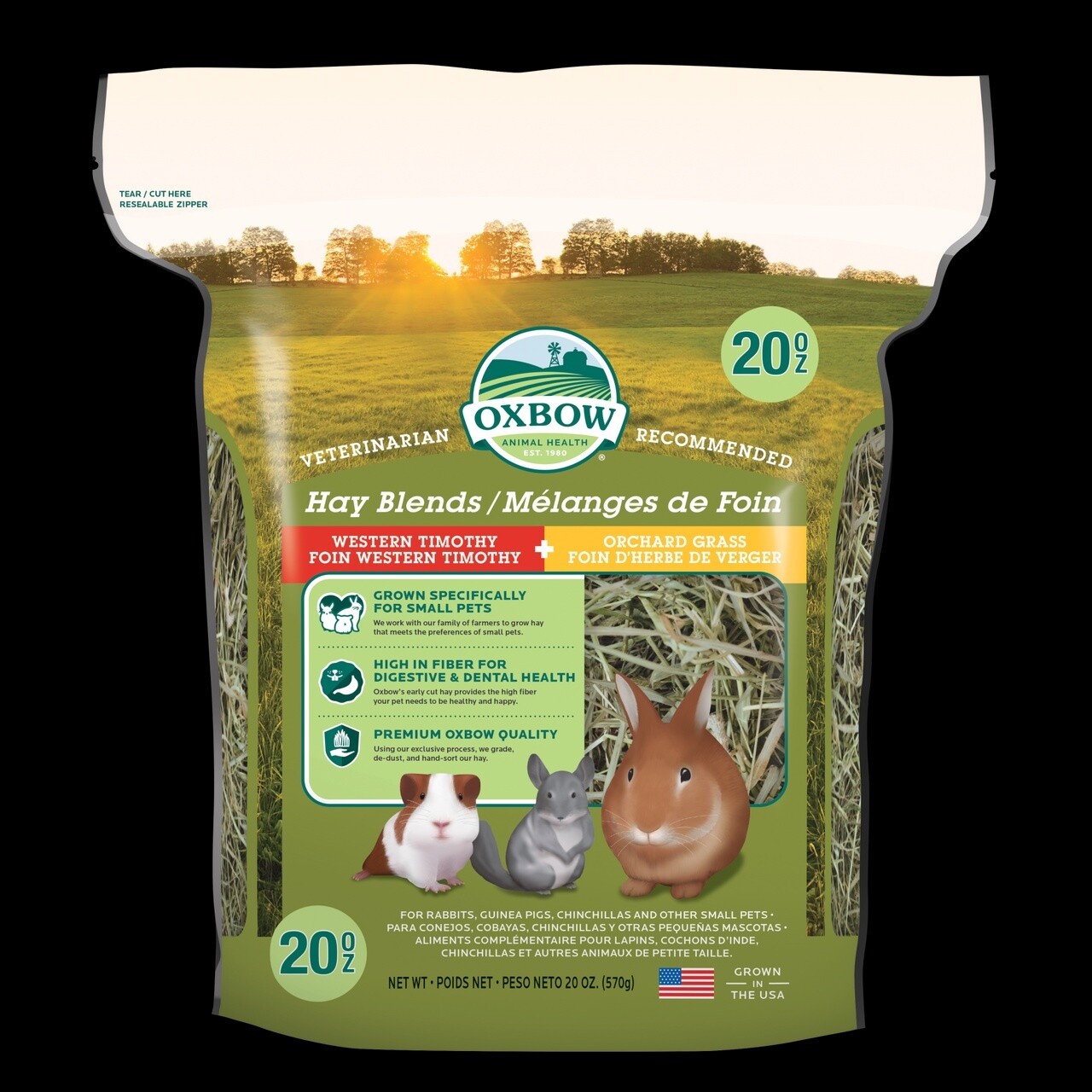 Oxbow - Hay Blends - Timothy Hay/Orchard Grass - 20oz