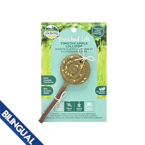 Oxbow - Enriched Life - Timothy Apple Lollipop