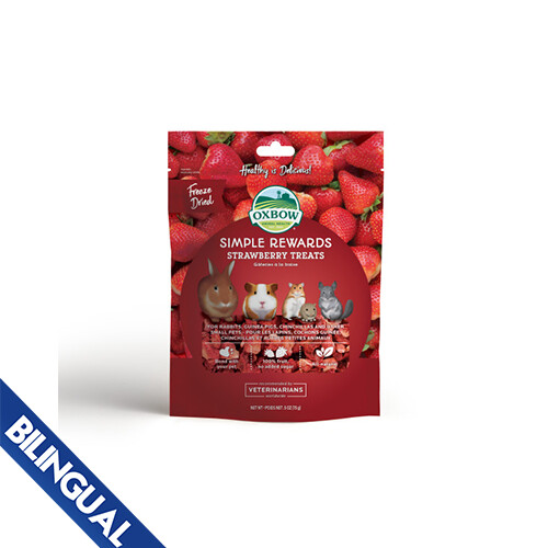 Oxbow - Simple Rewards - Strawberry Treats - .5oz (15g)