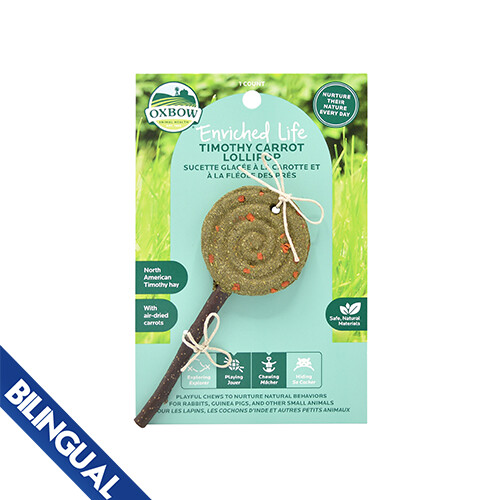 Oxbow - Essentials - Timothy Carrot Lollipop