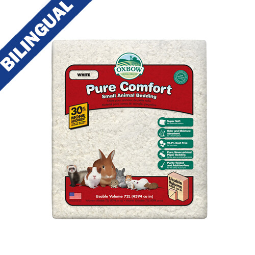 Oxbow - Pure Comfort - Small Animal Bedding - White - 72L (4394 cu in)