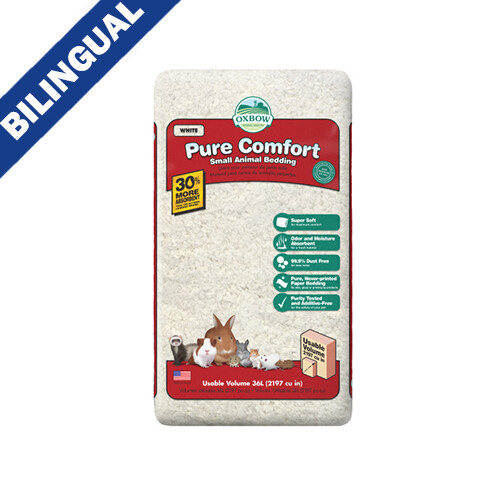Oxbow - Pure Comfort - Small Animal Bedding - White - 36L (2197 cu in)