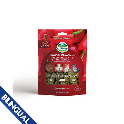 Oxbow - Simple Rewards - Baked Treats with Bell Pepper
