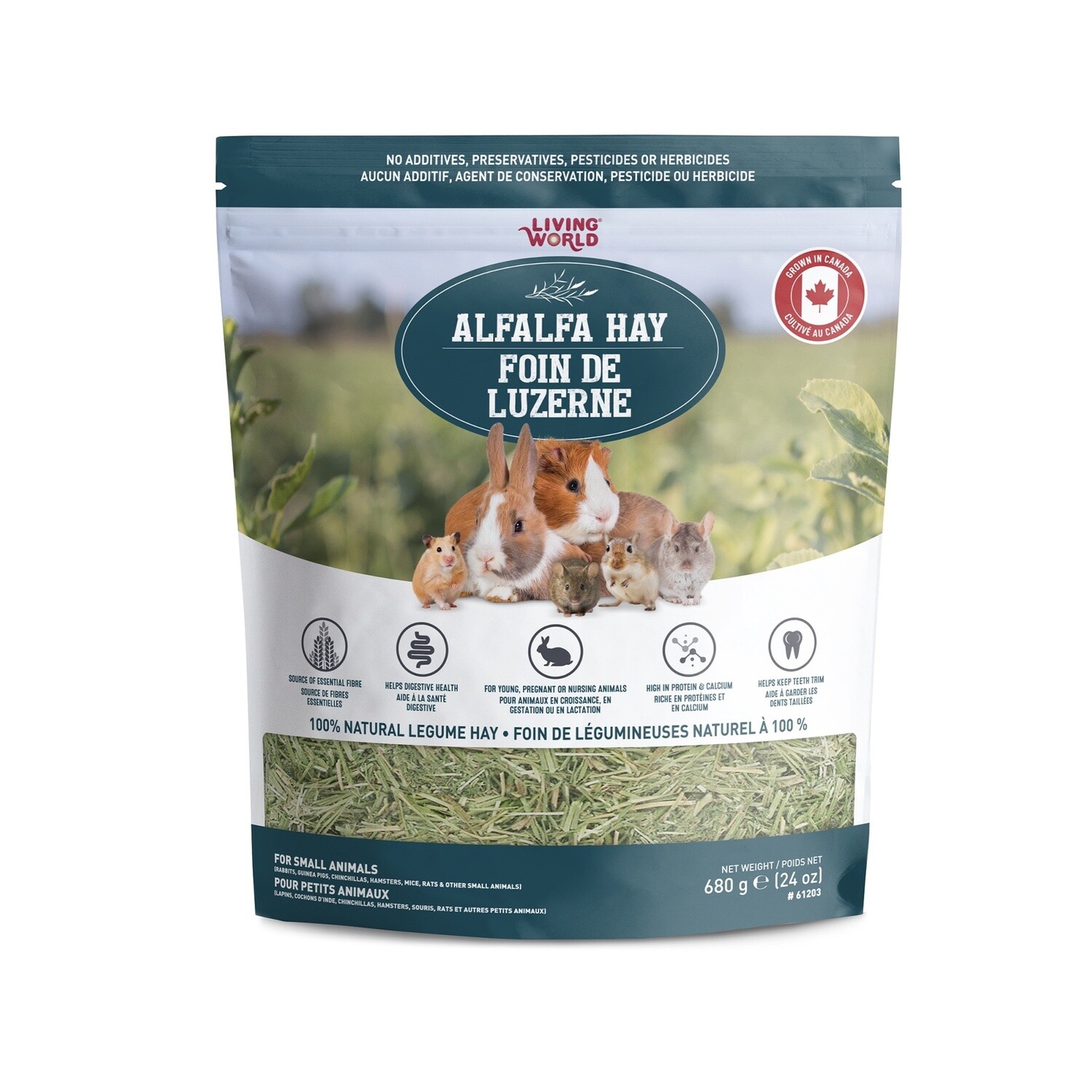 Living World Alfalfa Hay 24oz