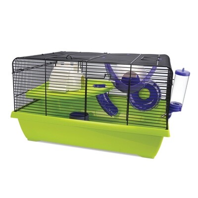 Living World Dwarf Hamster Cage - Resort - 51 cm L x 36.5 cm W x 29 cm H (20 x 14.3 x 11.4 in)