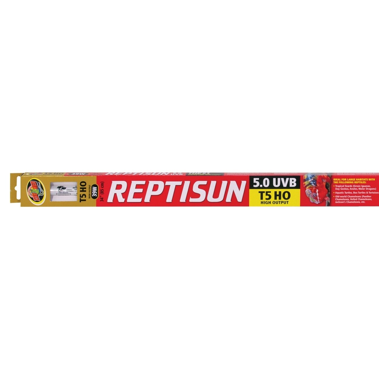 Zoo Med ReptiSun 5.0 T5-HO UVB Fluorescent Lamp - 39 W - 34&quot;