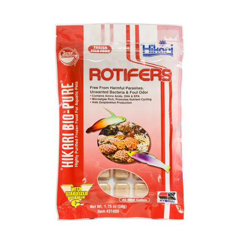 Hikari - Frozen - Rotifers - 1.75oz - 40 cubes
