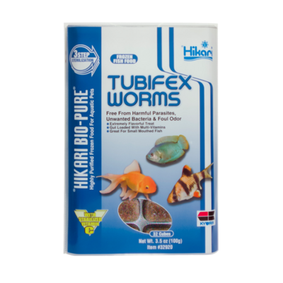 Hikari - Tubifex Worms - 32 cubes - 3.5 oz