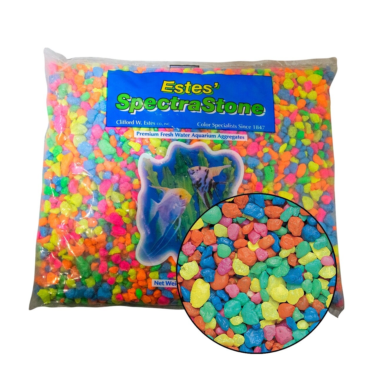Estes - PermaGlo Gravel - Rainbow - 2 lb