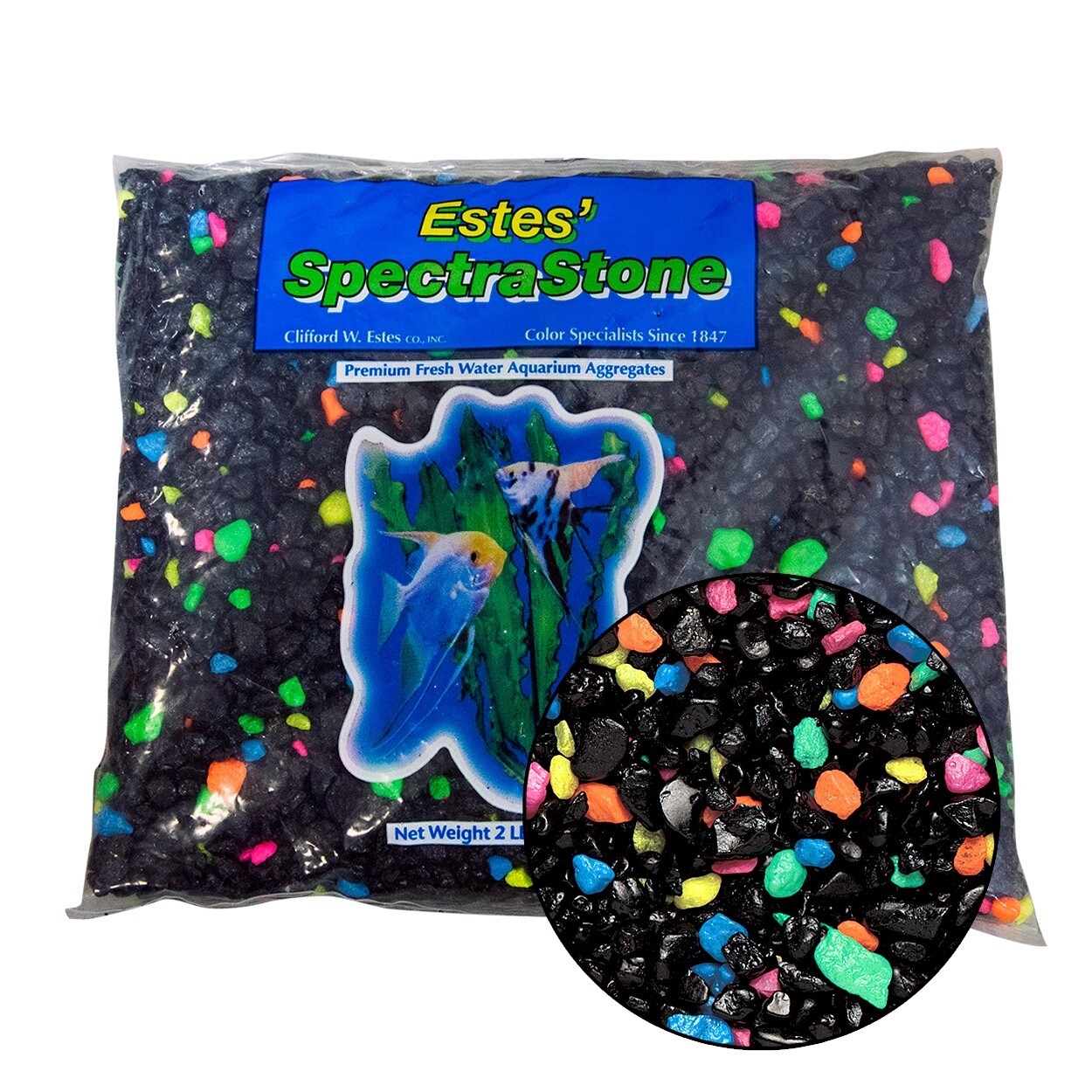 Estes - PermaGlo Gravel - Black Lagoon - 2 lb