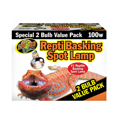 Zoomed - Repti Basking Spot - 100w - 2 bulb value pack