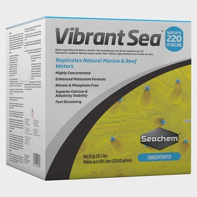 Seachem - Vibrant Sea Sea Salt - 23kg - Makes up to 220 US Gallons