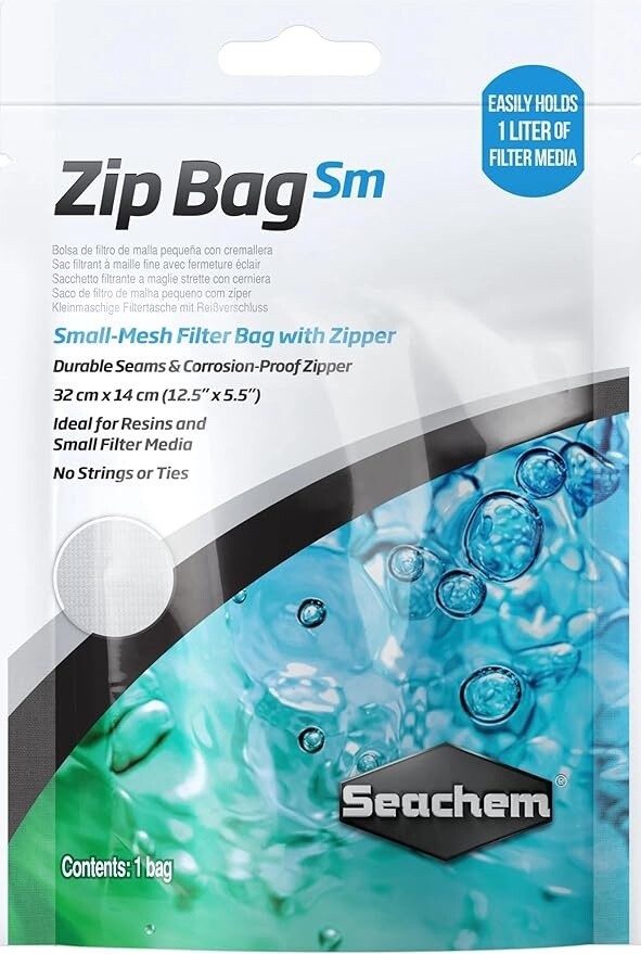 Seachem - Zip Bag - Small Mesh - 12.5&quot; x 5.5&quot;