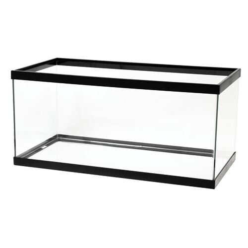 Aqueen - Aquarium - Black Frame - 40 gal Breeder - Clear Silicone