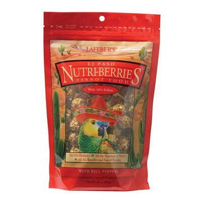 Lafebers - Gourmet Nutri-berries - El Paso - Parrot - w/Bell Pepper - 10 oz