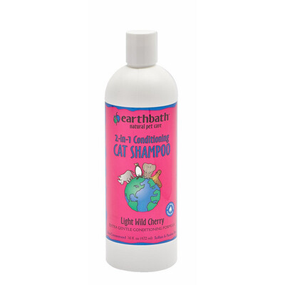 Earthbath 2 in 1 Light Wild Cherry Cat Shampoo