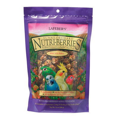 Lafebers - Nutri-Berries - Sunny Orchard - Cockatiel - 10 oz