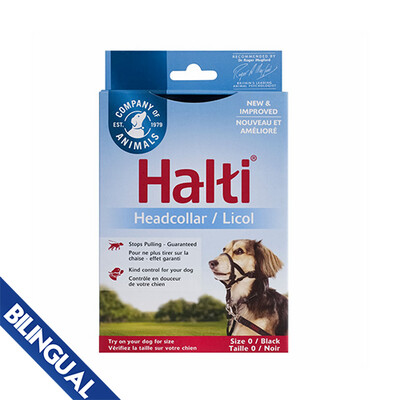 CofA - Halti - Headcollar - Black - Size 0