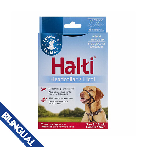 CofA - Halti - Headcollar - Black - Size 3