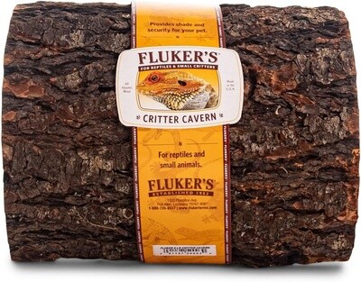 Flukers - Critter Cavern - Half Log - XL