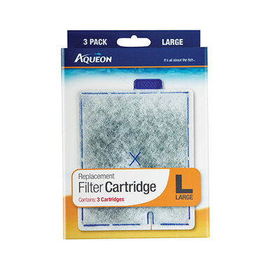 Aqueon - Replacement Filter Cartridge - 3 pack - Large